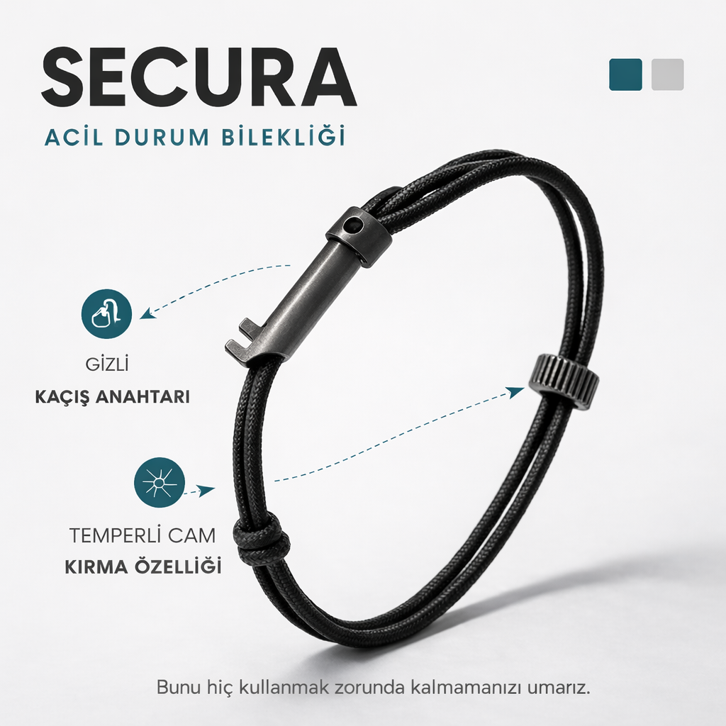 Secura ™ - Acil Durum Bilekliği